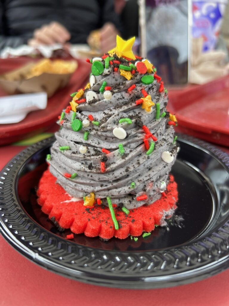 Holiday Grey Stuff dessert at Disneyland, Anaheim