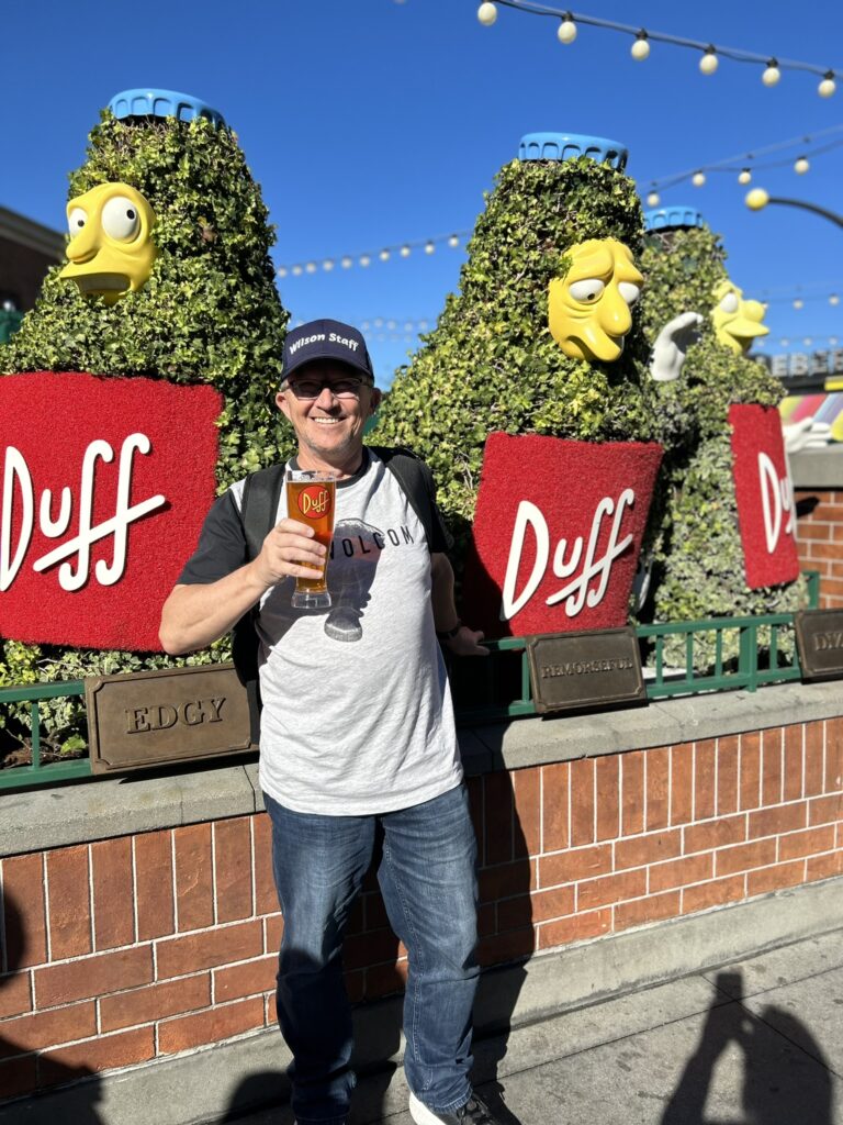 Duff beer at Universal Studios