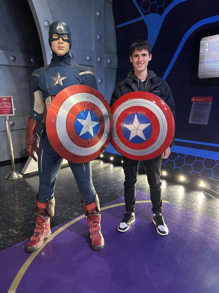 Marvel Characters at the Madame Tussauds Wax Museum, Hollywood