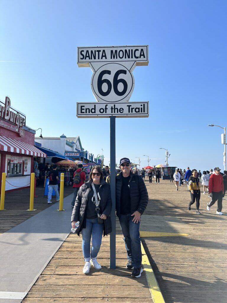 Route 66 Sign at Santa Monica Pier