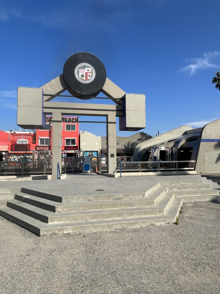 Muscle Beach gym at Venice Beach